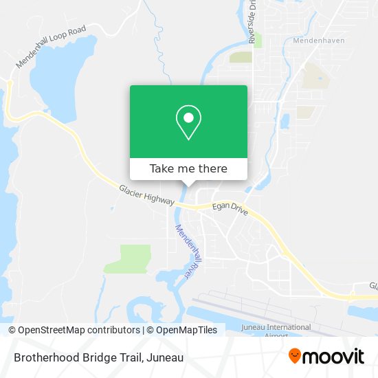 Brotherhood Bridge Trail map