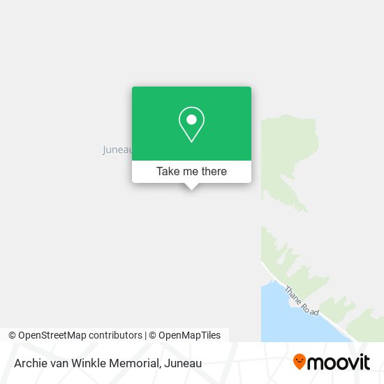 Archie van Winkle Memorial map