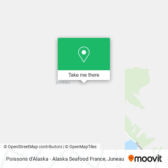 Poissons d'Alaska - Alaska Seafood France map