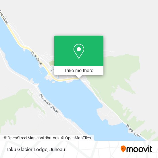 Taku Glacier Lodge map