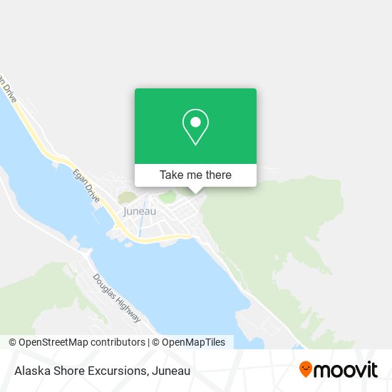 Mapa de Alaska Shore Excursions