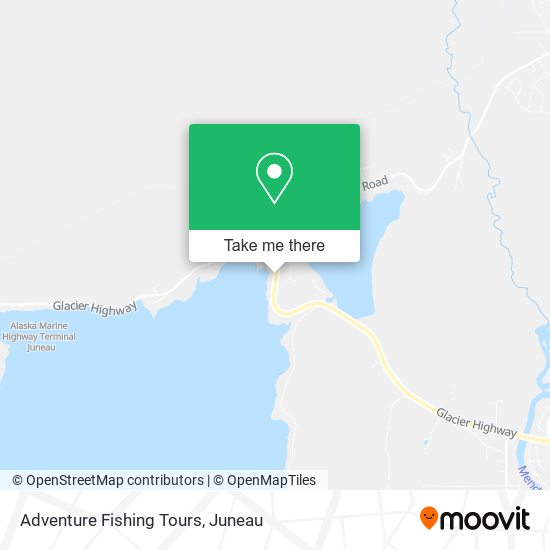 Mapa de Adventure Fishing Tours