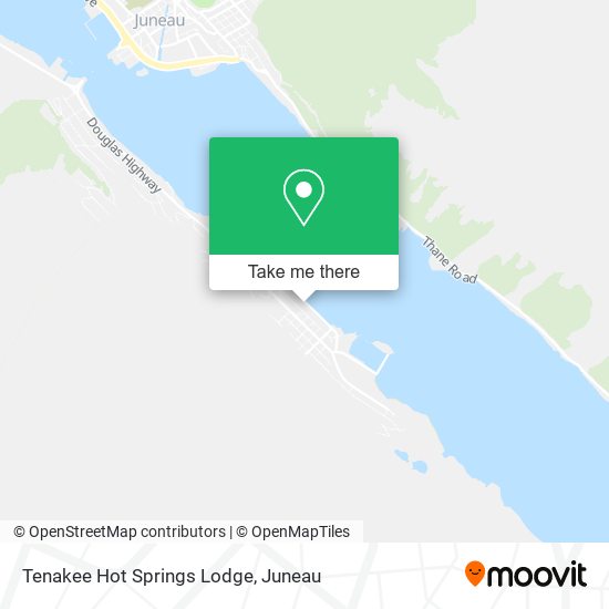 Tenakee Hot Springs Lodge map