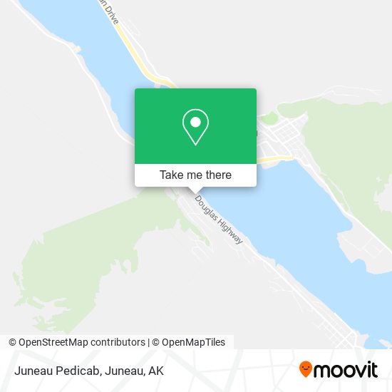Mapa de Juneau Pedicab