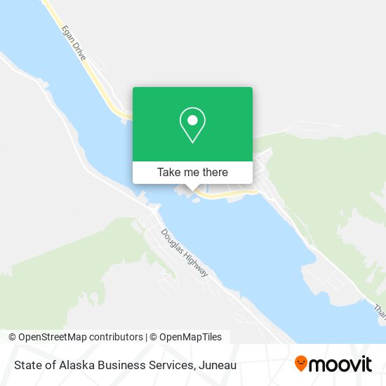 State of Alaska Business Services map