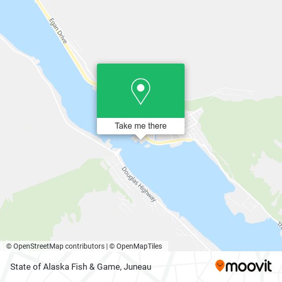 State of Alaska Fish & Game map
