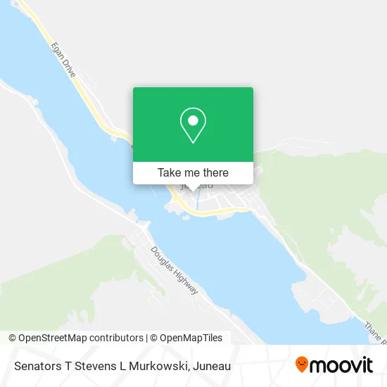 Senators T Stevens L Murkowski map