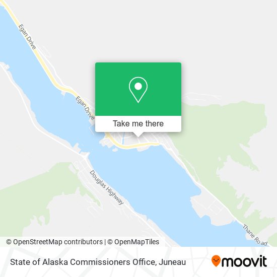 State of Alaska Commissioners Office map