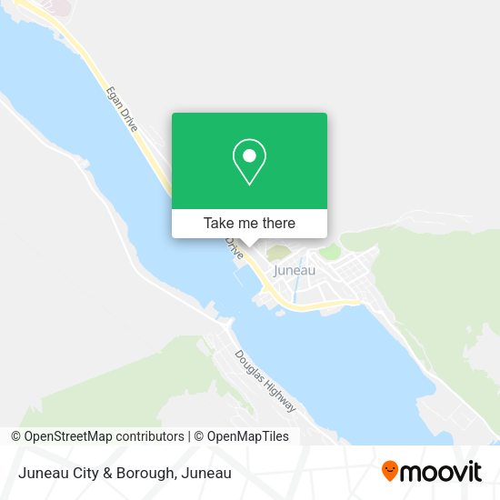 Mapa de Juneau City & Borough