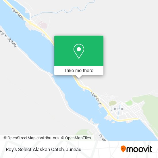 Roy's Select Alaskan Catch map