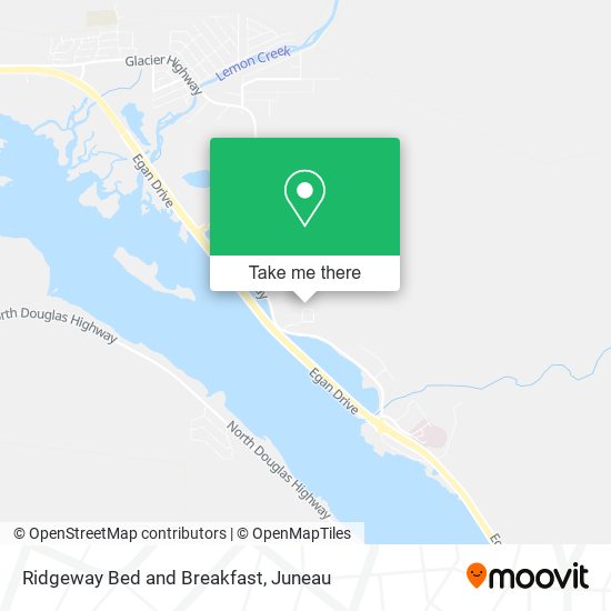 Mapa de Ridgeway Bed and Breakfast