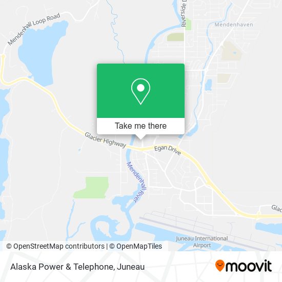 Alaska Power & Telephone map