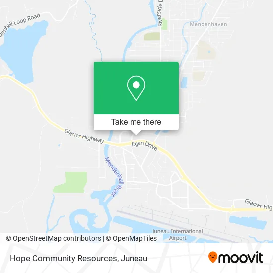 Hope Community Resources map
