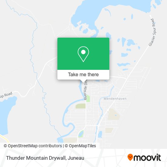 Mapa de Thunder Mountain Drywall