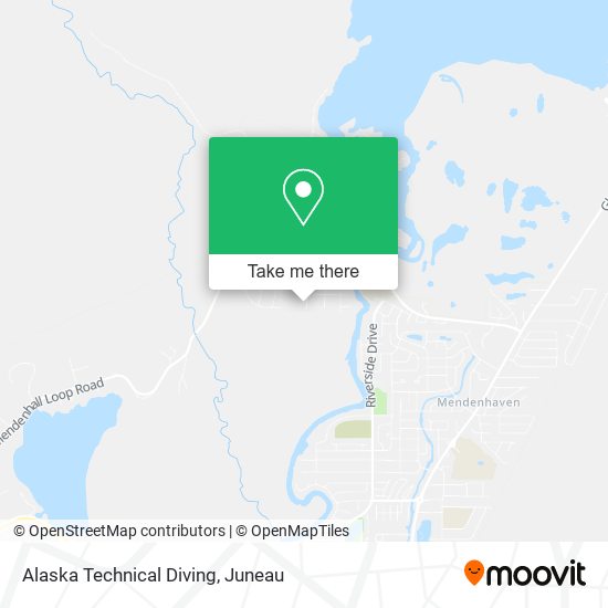 Alaska Technical Diving map