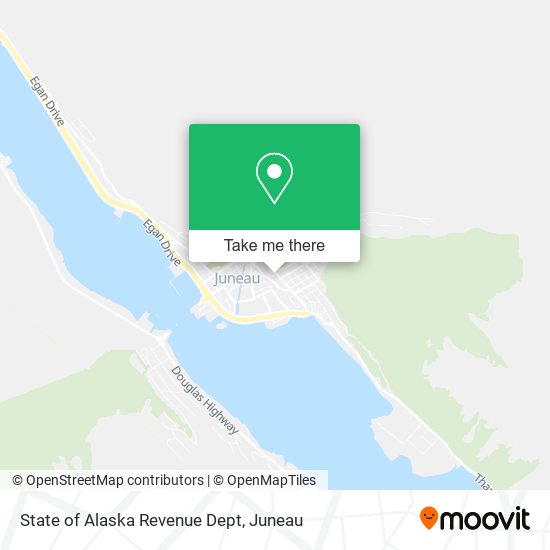 State of Alaska Revenue Dept map