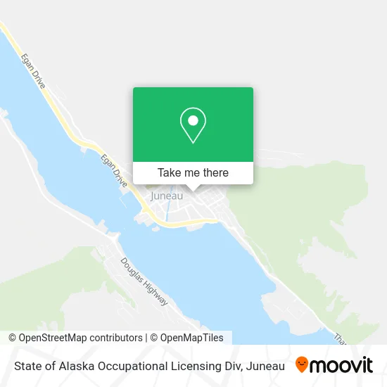 State of Alaska Occupational Licensing Div map