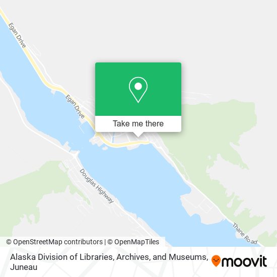 Mapa de Alaska Division of Libraries, Archives, and Museums