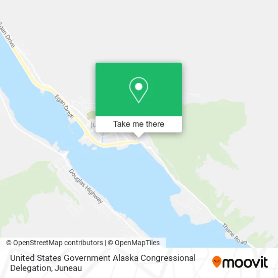 United States Government Alaska Congressional Delegation map