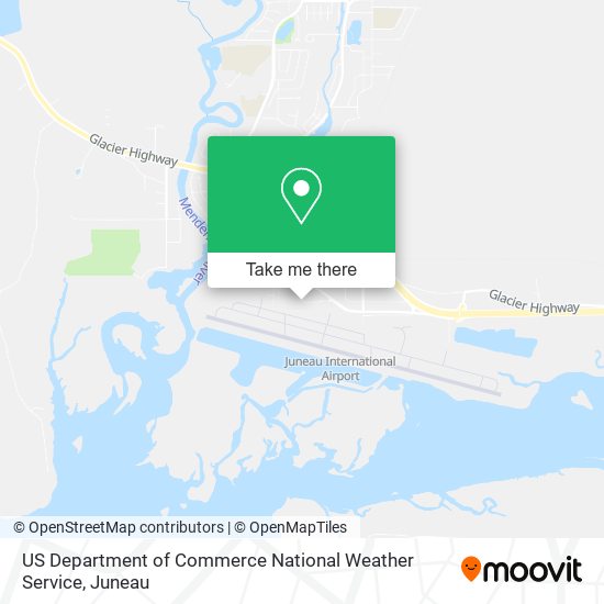 US Department of Commerce National Weather Service map