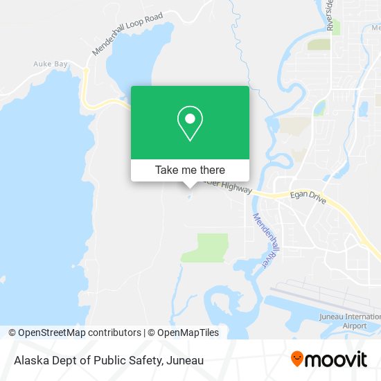 Alaska Dept of Public Safety map