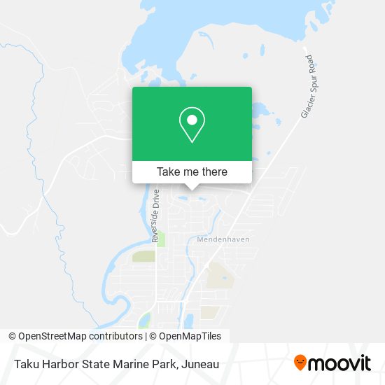 Taku Harbor State Marine Park map