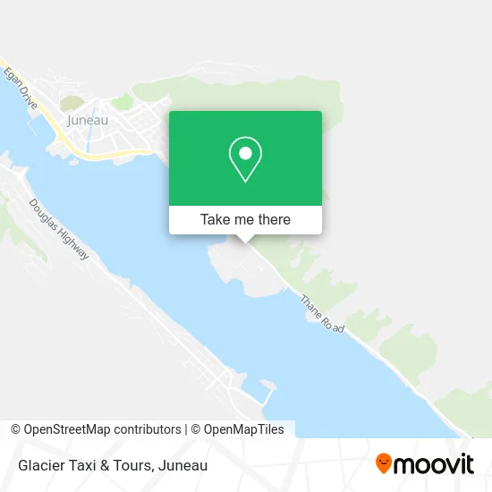 Mapa de Glacier Taxi & Tours