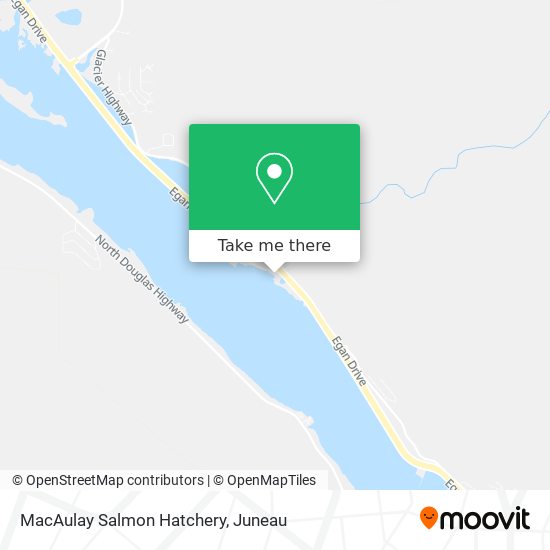 MacAulay Salmon Hatchery map