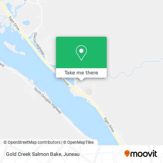 Gold Creek Salmon Bake map