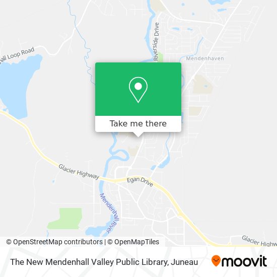 The New Mendenhall Valley Public Library map