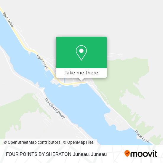 FOUR POINTS BY SHERATON Juneau map