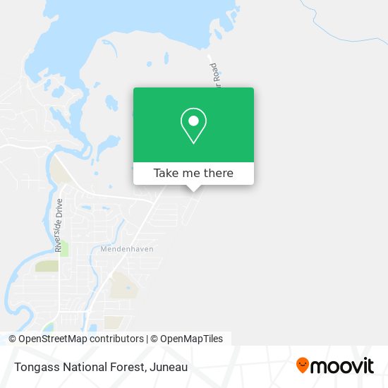 Tongass National Forest map