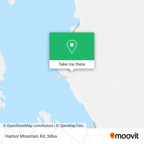 Harbor Mountain Rd map