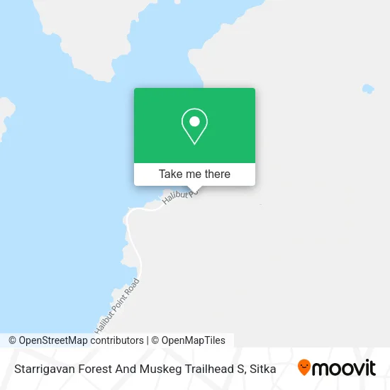Starrigavan Forest And Muskeg Trailhead S map