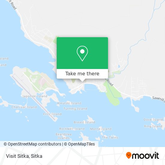 Visit Sitka map