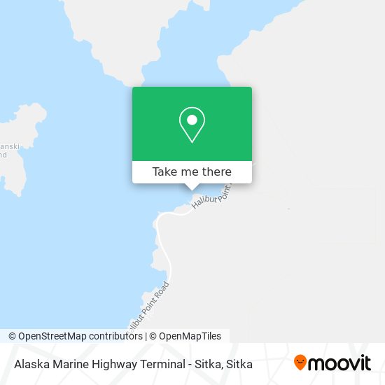 Mapa de Alaska Marine Highway Terminal - Sitka