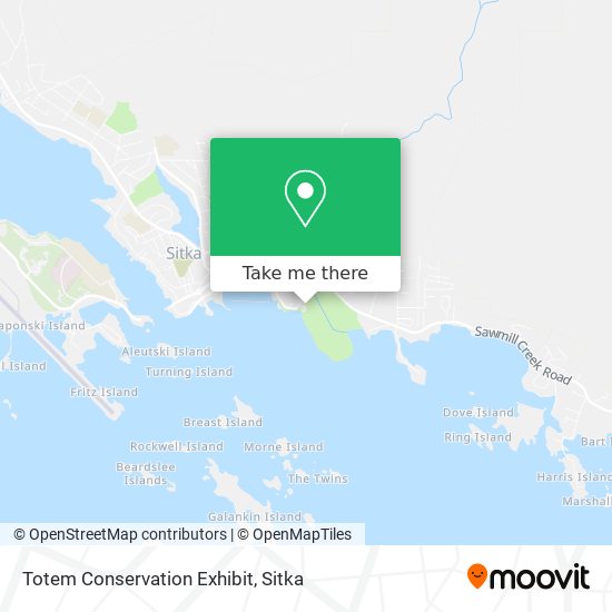 Totem Conservation Exhibit map