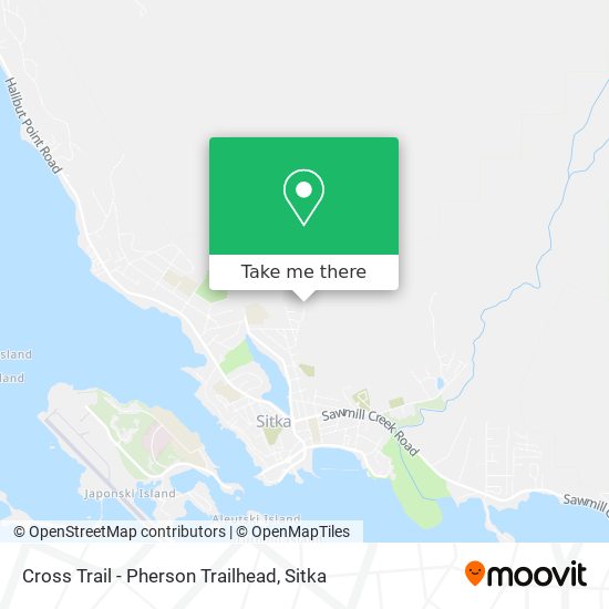 Mapa de Cross Trail - Pherson Trailhead