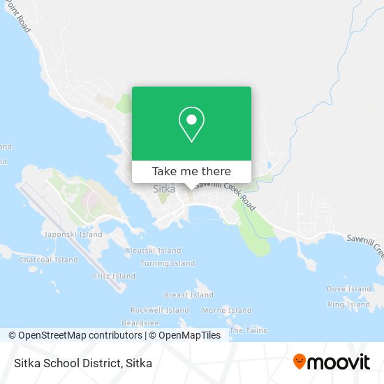 Sitka School District map