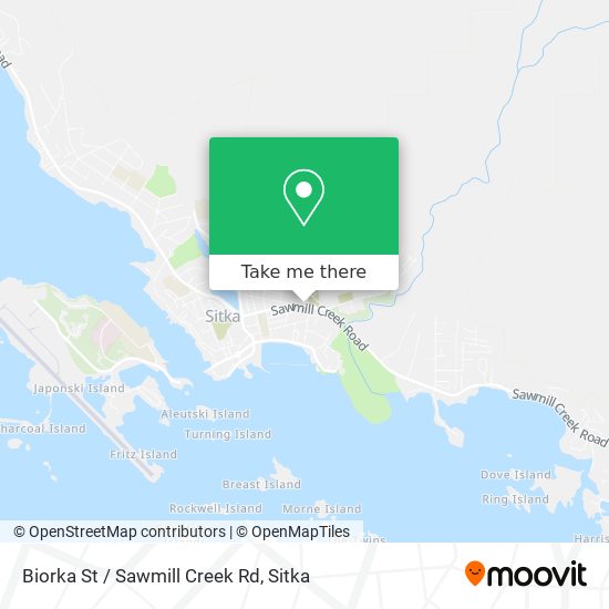 Biorka St / Sawmill Creek Rd map