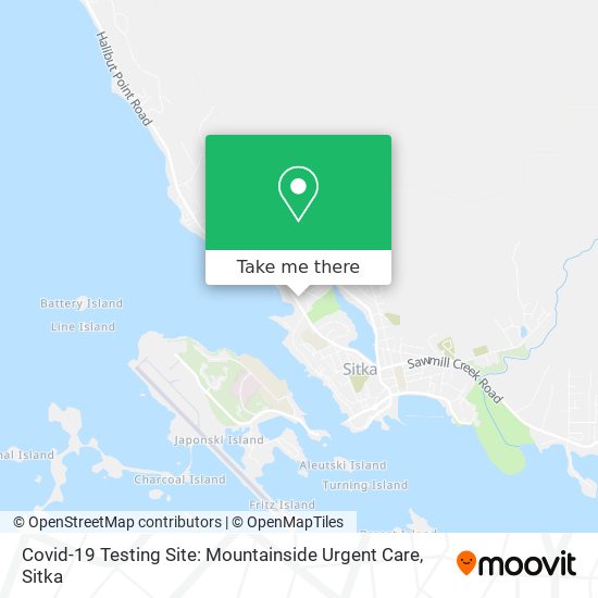 Covid-19 Testing Site: Mountainside Urgent Care map