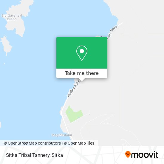 Mapa de Sitka Tribal Tannery