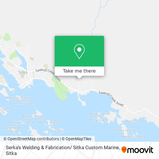 Mapa de Serka's Welding & Fabrication/ Sitka Custom Marine