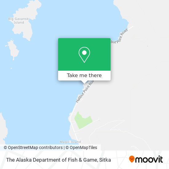 The Alaska Department of Fish & Game map