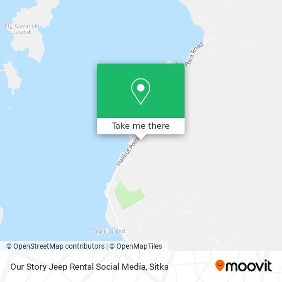 Our Story Jeep Rental Social Media map