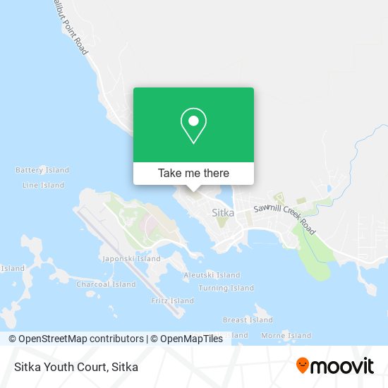 Sitka Youth Court map