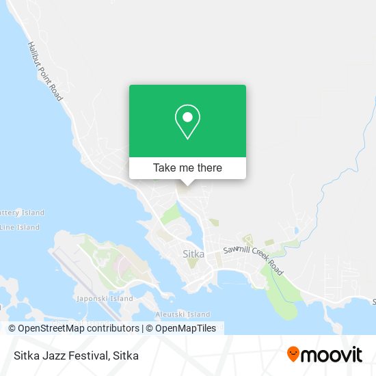 Sitka Jazz Festival map