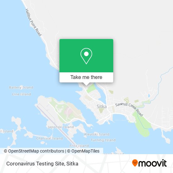 Coronavirus Testing Site map