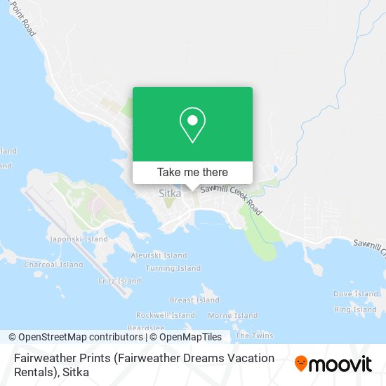 Fairweather Prints (Fairweather Dreams Vacation Rentals) map