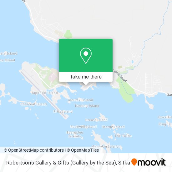 Robertson's Gallery & Gifts (Gallery by the Sea) map
